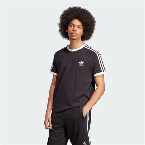 adidas 3 streifen t shirt schwarz|adidas three stripes branding.